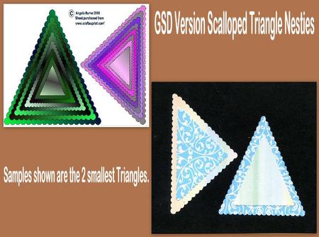 Scalloped Triangle Nesties