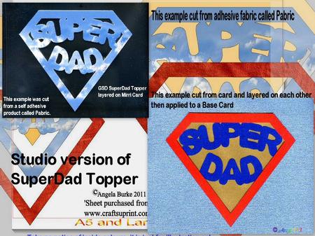 Superdad Toppers
