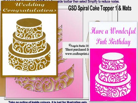 Spiral Cake Topper 1
