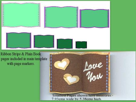 Large Eyelet Pages Mats Ribbon Strips & Mats