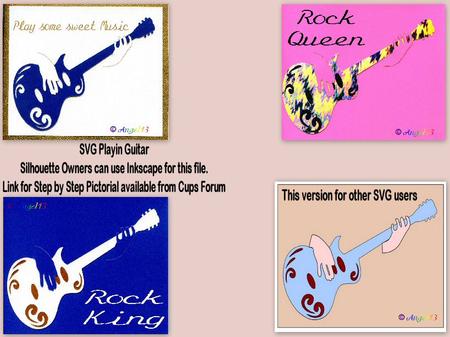 Playin Guitar Topper