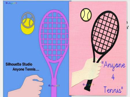 Silhouette Anyone 4 Tennis
