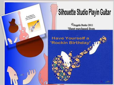 Silhouette Playin Guitar