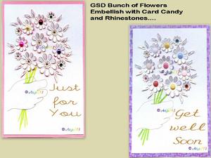 Bunch of Flowers Topper GSD