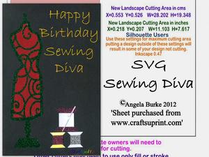 Sewing Diva 1 SVG