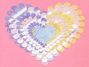Scalloped Heart Nesties