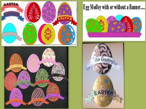 Easter Egg Medley Mats & Banners