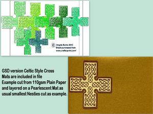 Celtic Style Cross & Mats