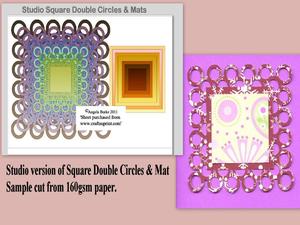 Square Circle Mats