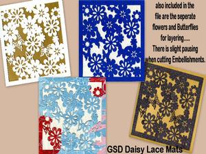 Daisy Lace Mats