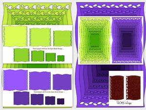 Leaf & Hearts Book Pages