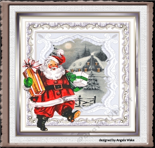 Santa returns home