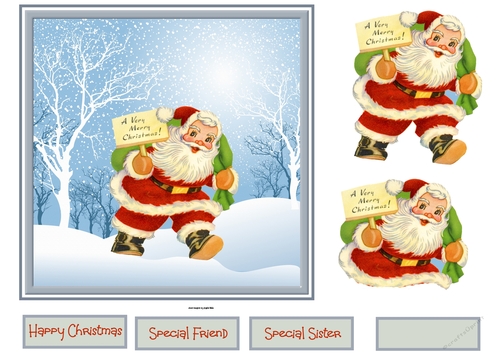 Santa is on his way