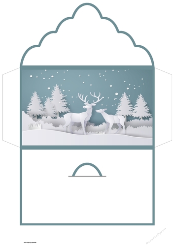 Reindeer in the forest