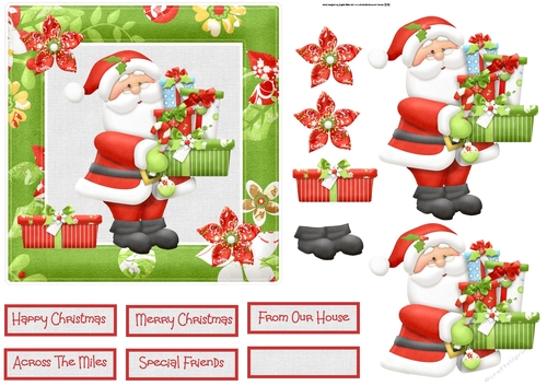 Santa brings gifts