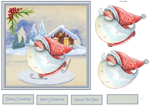 Santa is having fun