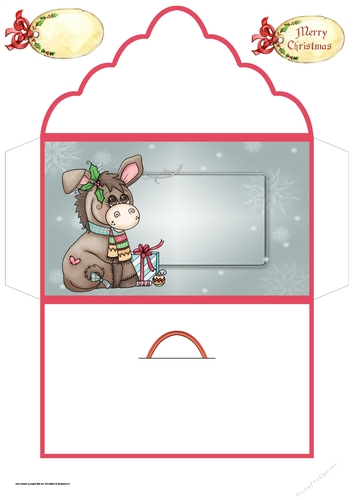 Christmas donkey