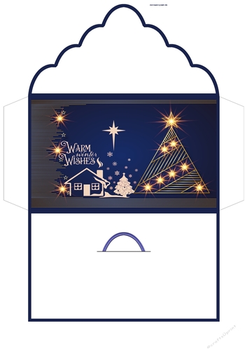 Christmas star money wallet