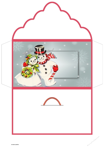 Mr and Mrs snowpeople
