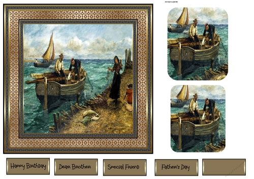 Bringing in the fish 7x7