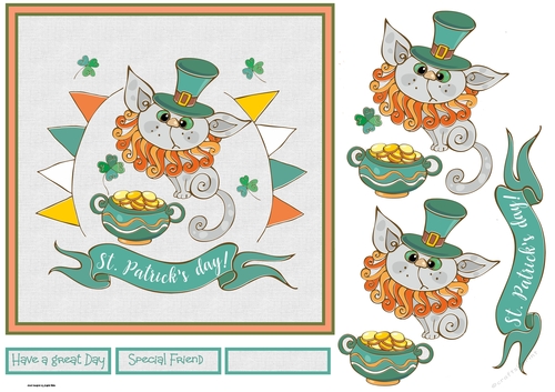 A Pot of gold 7x7 card