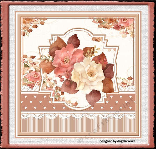 Autumn colours 7x7 card