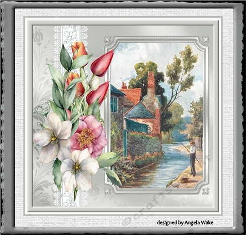 Dorset fishing 7x7 card