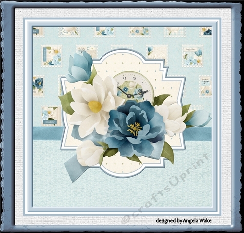 Magnolia and time 7x7 card