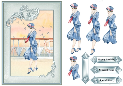 A stroll on deck A5 card
