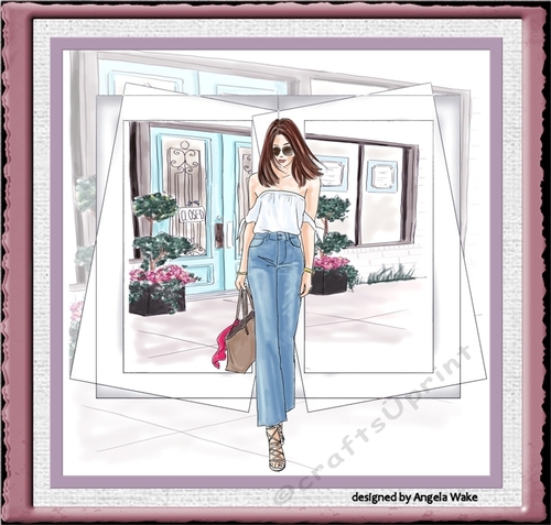 High street fashion 7x7 card