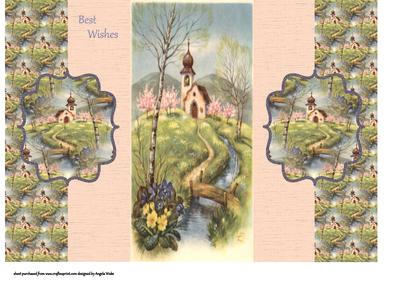 Church by a Winding Sream D Fold Back