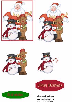 Santa and Friends