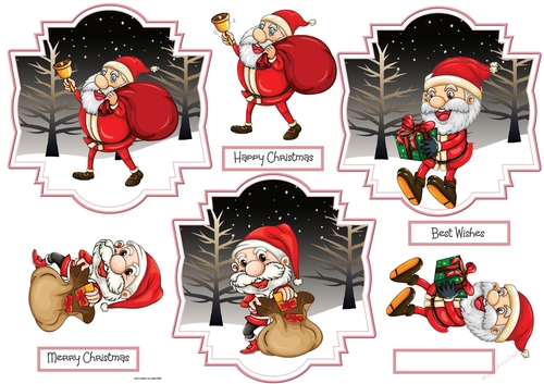 Santa Clause toppers collections