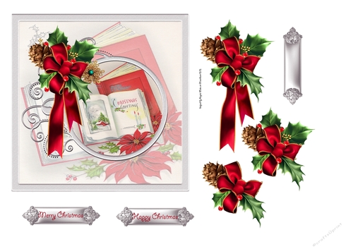 Christmas book 6x6 card