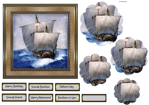 Sailing ship 6x6