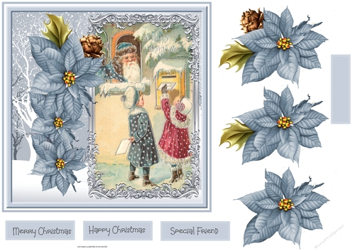 Posting letter to Santa 7x7