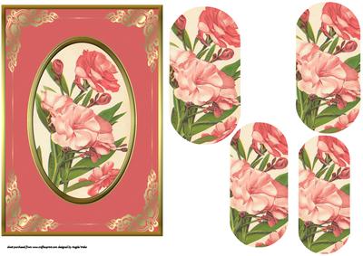 Carnations Vintage Portrait