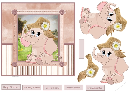 Bonnet Ellie 7x7 approx
