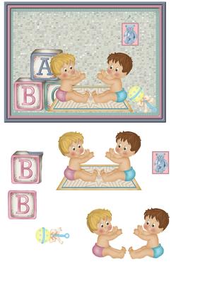 Babies Playing in Their Nursery