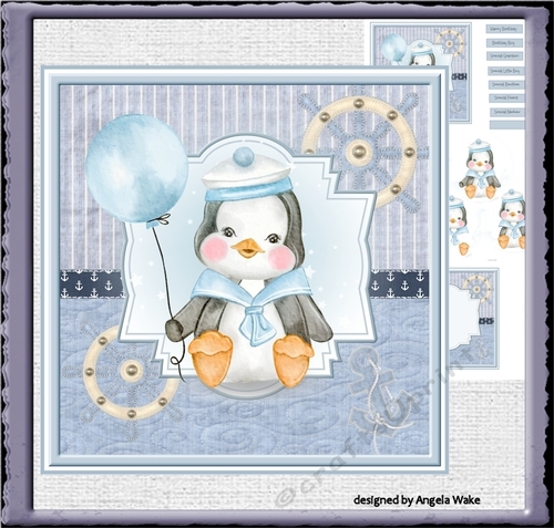 Sailor penguin 7x7