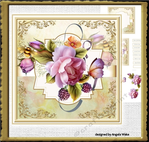 A English rose 7x7