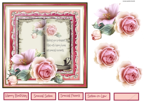 Beautiful rose 7x7