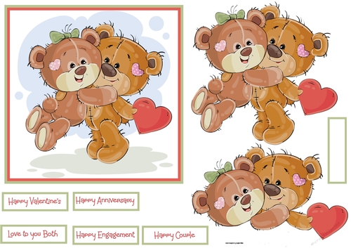Bears in love 6x6