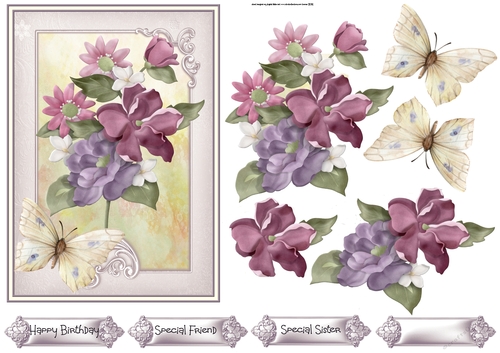 Garden flowers 5x7