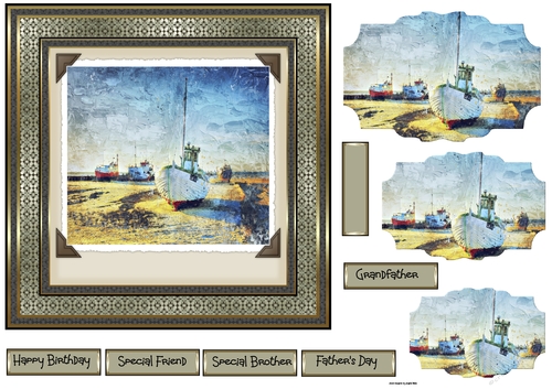 Fishing boats 7x7