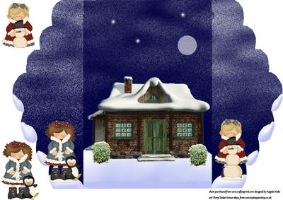 A Winters Evening in the Garden