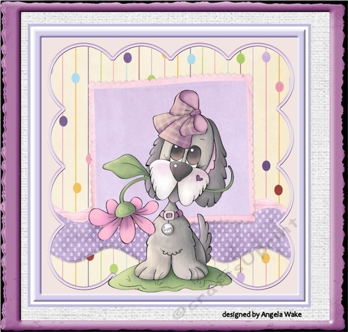 Poppy the dog 7x7