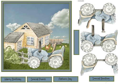 Farm Tractor 7x7 