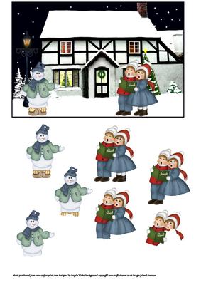 Carol Singers on Christmas Eve