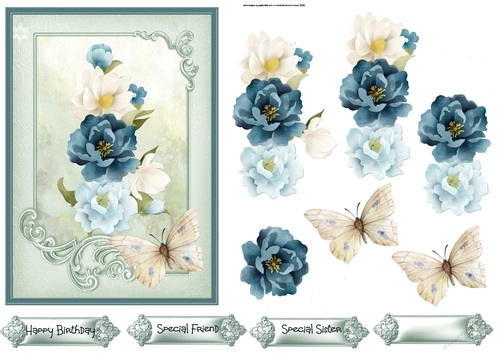 Magnolias 5x7 card